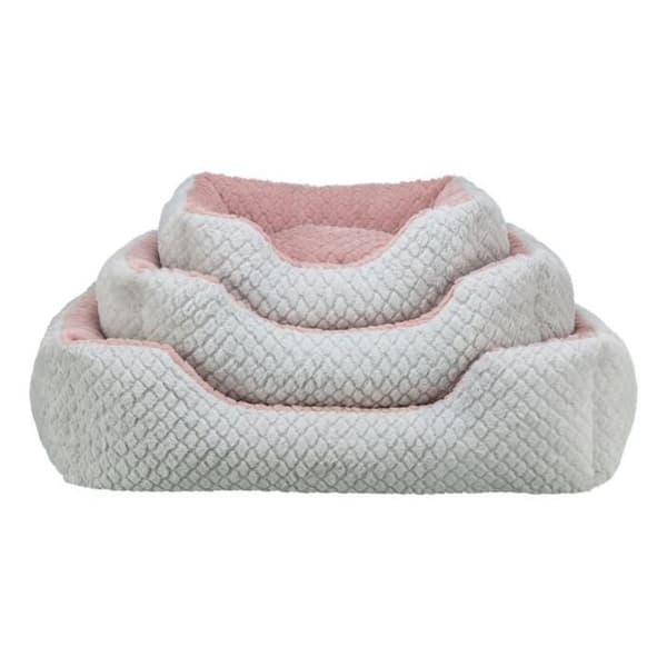 Hundkorg - TRIXIE - KALINE MIO - 50 x 40 cm - Grå / Dusty rose