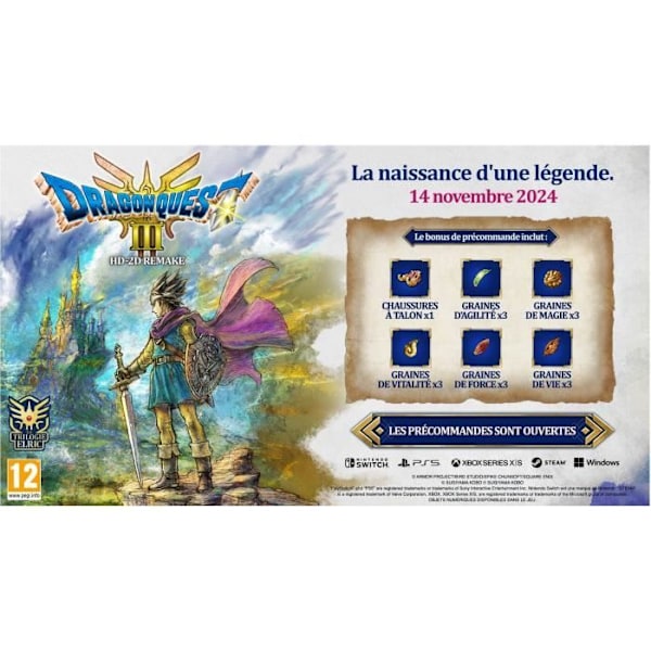Dragon Quest III Hd-2d Remake - PS5-spel