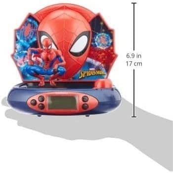 LEXIBOOK - SPIDERMAN - Barnklockradio med bildprojektioner