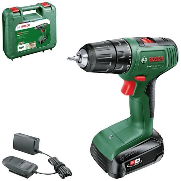 Bosch EasyDrill 18V-40 förarborr (+1x2,0Ah batteri) + 1xAL 18V-20 laddare