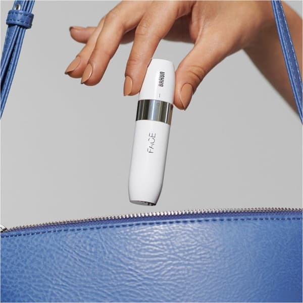 Braun Face Mini FS1000 vit elektrisk ansiktshyvel för kvinnor med Smartlight vit one size