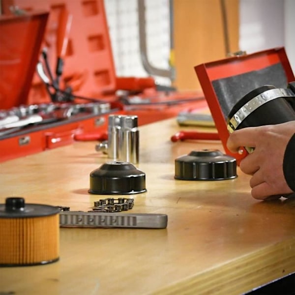 PRECISION-STEEL oljefilterklocka D76 - filternyckel