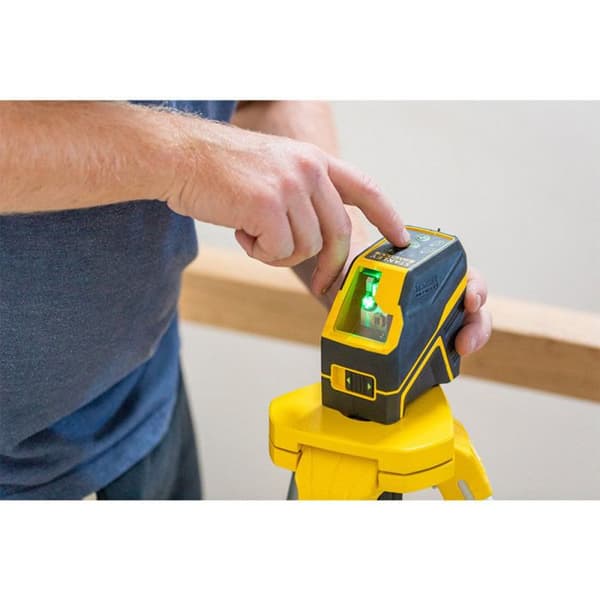 Korslasernivå - STANLEY FATMAX - FMHT77586-1 - Li-ion - Grön