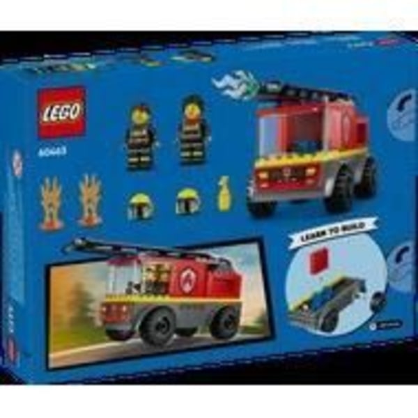 LEGO City 60463 Brandbil med stege - Byggsats - Barn från 4 år och uppåt