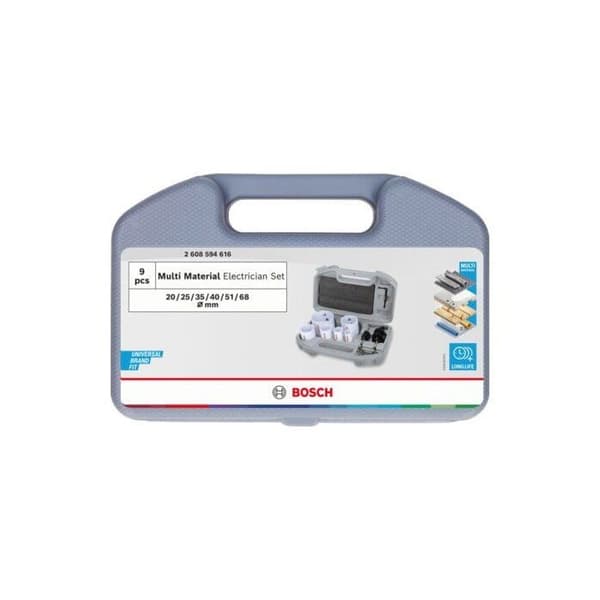 BOSCH PROFESSIONAL Gängsågssats - Multimaterial - 20 25 35 40 51 68 x 40 mm