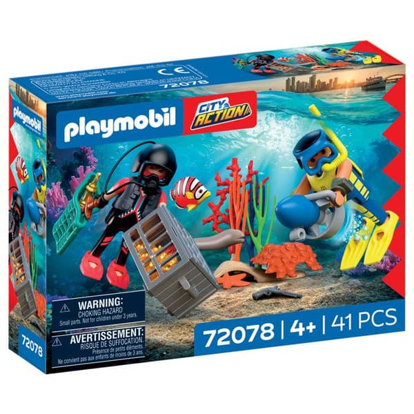 Playmobil 72078 Polisdykare och Skatt