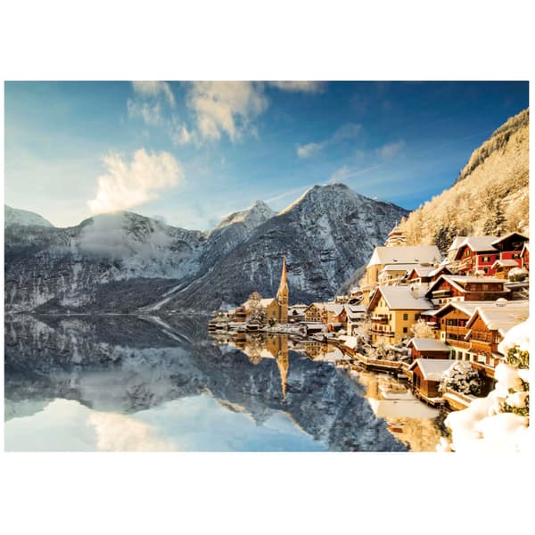 Pussel - EDUCA - Hallstatt Vinter - 1500 bitar - Landskap - 85 x 60 cm - Vuxen