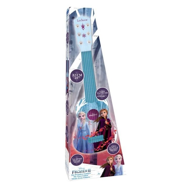 LEXIBOOK - QUEEN OF SNOWS - Akustisk gitarr för barn - Höjd 53 cm