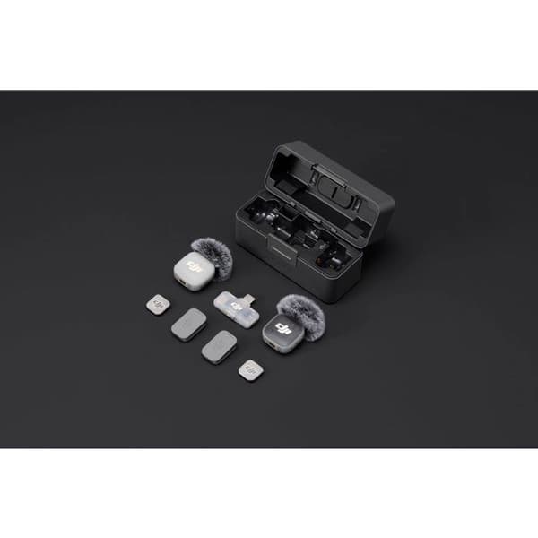 Trådlös mikrofon - DJI - Mic Mini 2 - 2 TX - 1 RX mobil - Laddningsfodral