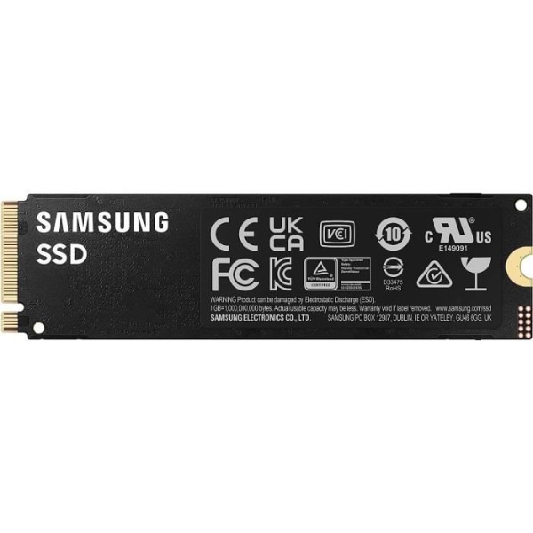 Samsung 990 Pro - SSD hårddisk - 2 TB - PCIEGEN4.0 X4 - NVME2.0 - M.2 2280