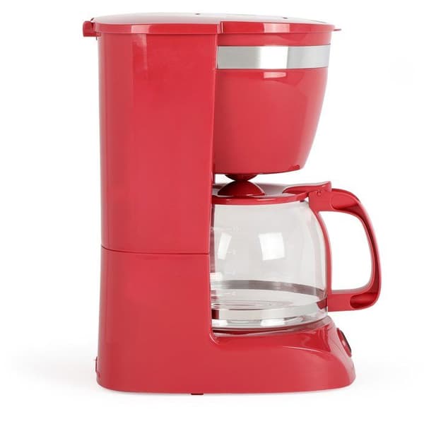 Elektrisk kaffebryggare - LIVOO - DOD163RC - 800 W - 1,25 L - 12 koppar - Röd
