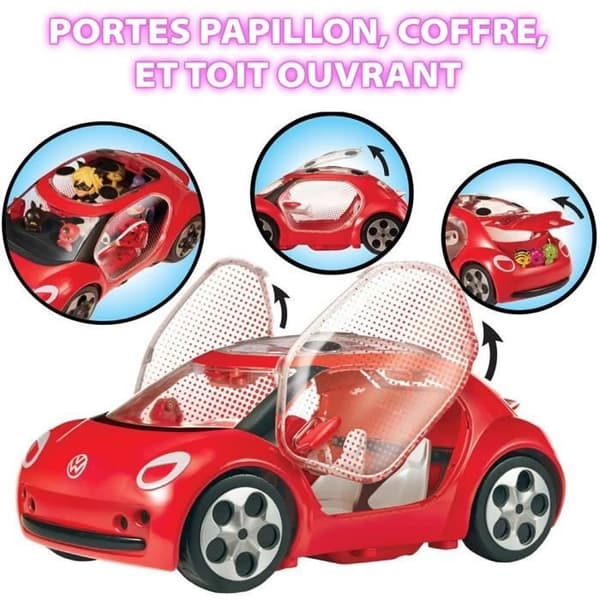 Miraculous Ladybug Car - Ladybugs Volkswagen e-Beetle - Bandai