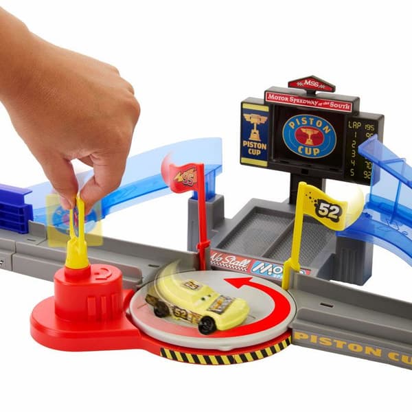 Bilar - Krasch- och stuntbana - Mattel - JHL42