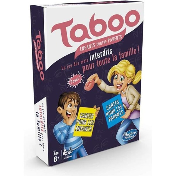HASBRO GAMING - Taboo, Family Edition - Brädspel, franska pusselspel