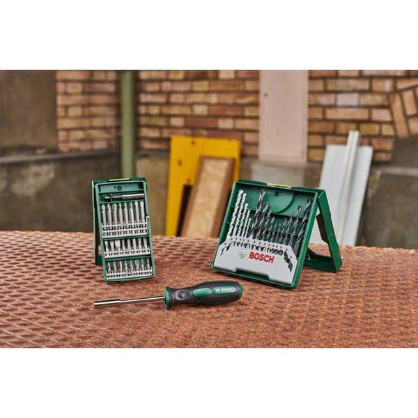 BOSCH Mini X-Lin bitshållare skruvmejselsats med 41 bits - 2607017655