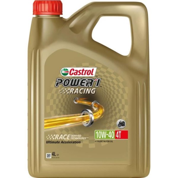 Motorolja - CASTROL - Power1 Racing 4T 10W-40 - 4L