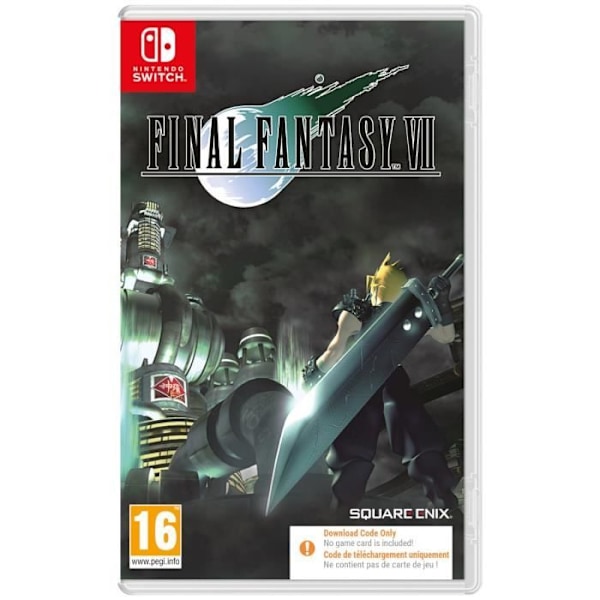 Final Fantasy VII - Nintendo Switch-spel - Kod i kartong