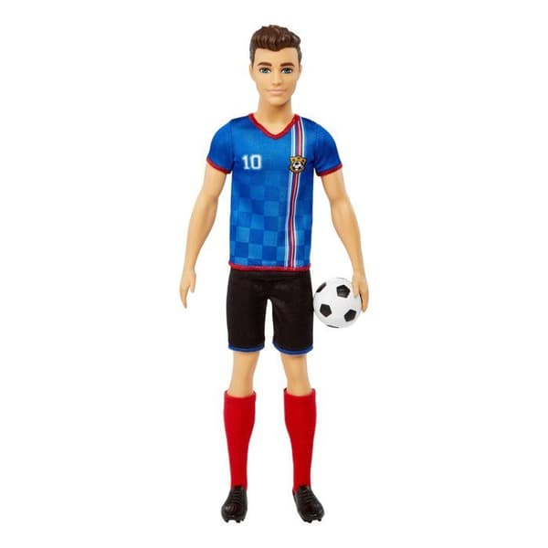 BARBIE - Ken Fotbollsspelare - Docka - 3 år och +