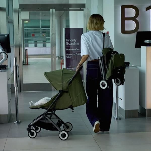 CYBEX - Ultrakompakt och bekväm barnvagn - ORFEO - 4 hjul - Canvas Vit
