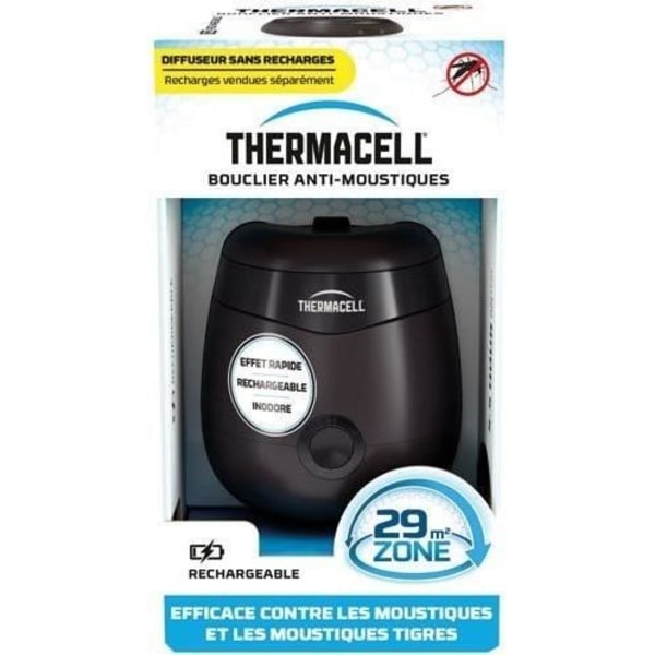Myggskydd - THERMACELL - Diffusor - Laddningsbar - Svart
