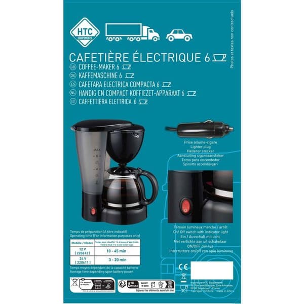 Filter kaffebryggare - Svart