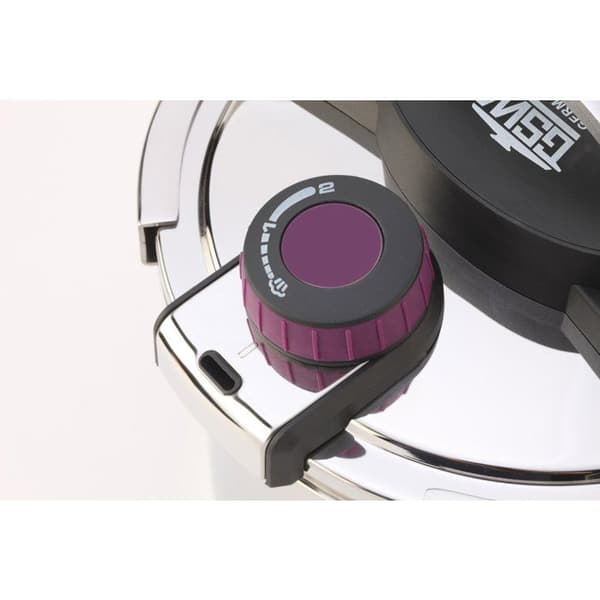 Tryckkokare - Induktion - GSW - Easy Click - 6 L - Ø 22 cm - Massivt 18/10 stål
