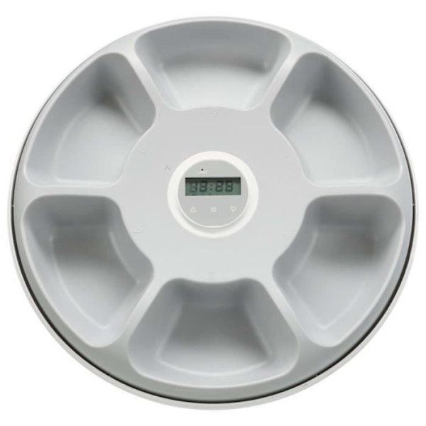TRIXIE TX5+1 automatisk matautomat - 6 × 0,18L - ø 32 × 8 cm - Vit