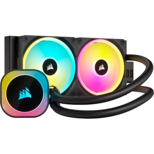 CORSAIR - iCUE LINK H100i RGB AIO - CPU-kylning - 240 mm