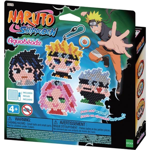 Nyckelringsset - AQUABEADS - Naruto - 1100 pärlor - Från 4 år