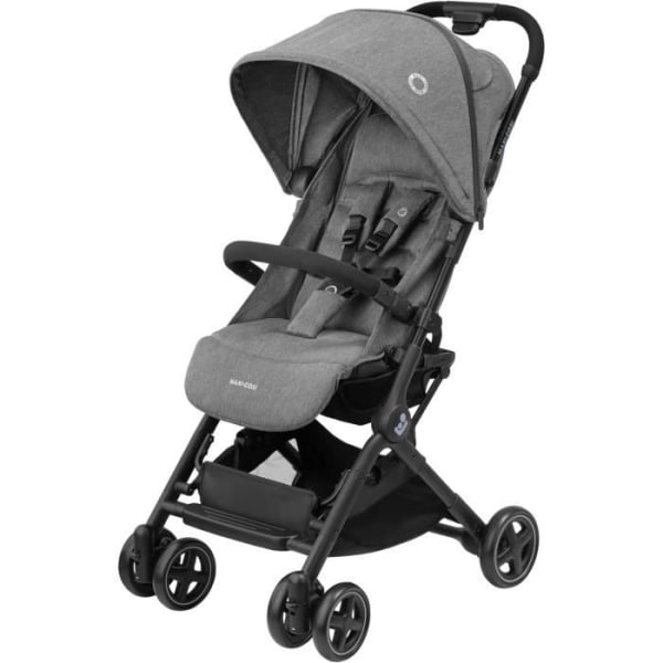 MAXI-COSI Ultrakompakt barnvagn Lara 2, 1233029110, från födseln till 4 år, upp till 22 kg, enkel att fälla ihop, Select Grey