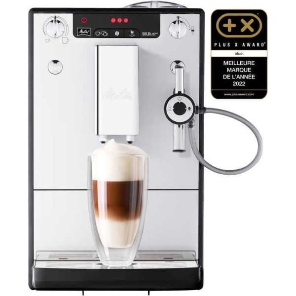 Melitta Coffee Machine - Solo &amp; Perfect Milk E957-203 Silver