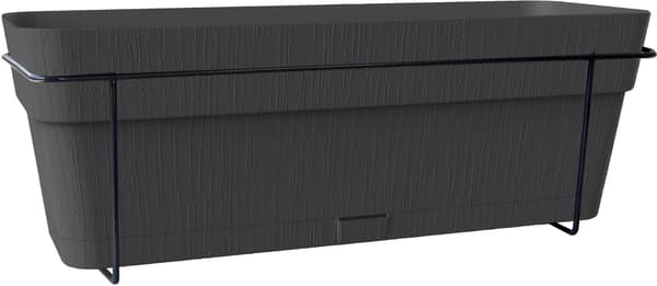 STEFANPLAST Balkong ETHICA - 9 L - 50x18 x h17 cm - Grå
