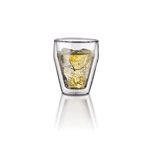 Set med 6 termosglas - BODUM - Titlis - Dubbelväggig - 0,25 l - Transparent