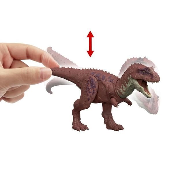 Jurassic World - Aucasaurus Fierce Roar Artikulerad Figur - Ljud - Jurassic World - JGB88