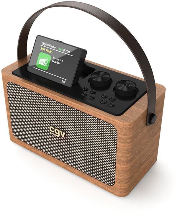Bärbar radio - CVG - BeBop DAB+ - Bluetooth - Integrerat batteri
