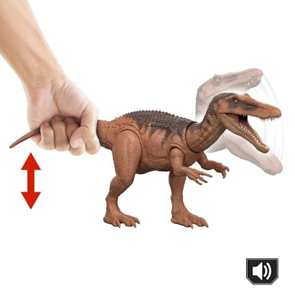 Jurassic World - Baryonyx - Ledad figur med attack och ljud - JGC79