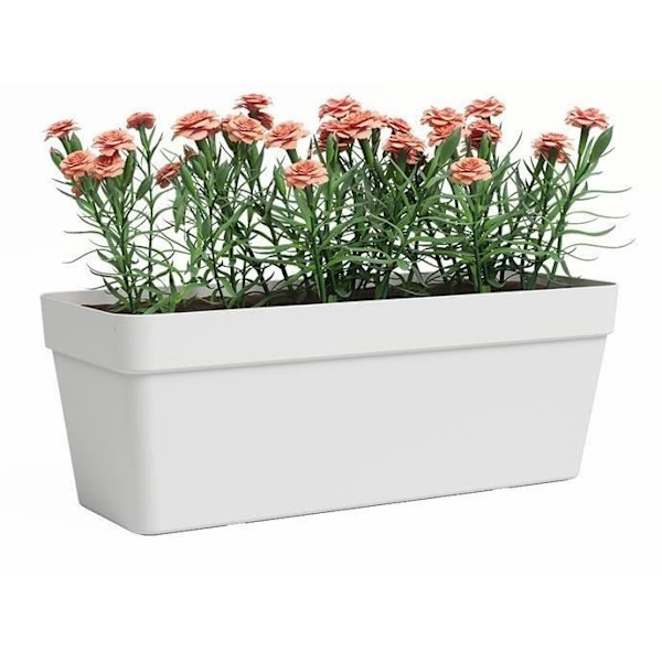 Planteringskärl - ARTEVASI - Rektangulär - Plast - Vit