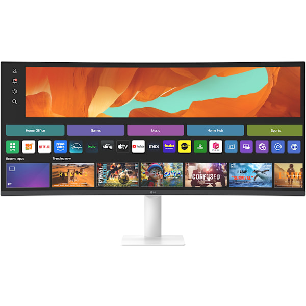 Böjd PC-skärm - LG - 34" - 100Hz - VA-panel - 5ms