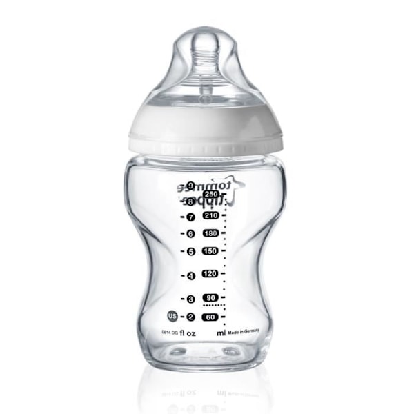 TOMMEE TIPPEE glasflaska 250 ml