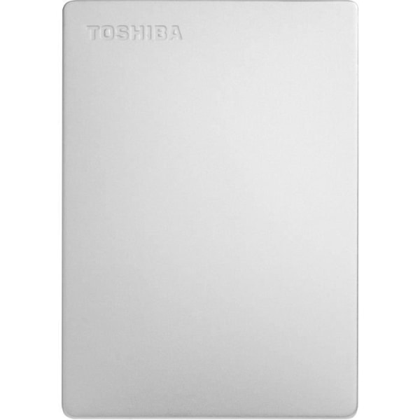 Extern hårddisk - Toshiba - Canvio Slim - 2 till - Silver