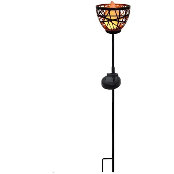 Solfackla i metall att sticka - LUMISKY - BLOSSOM - H84,5 cm - Varmvit LED