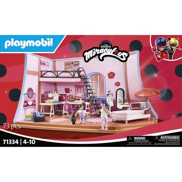 PLAYMOBIL 71334 Miraculous: Marinettes rum