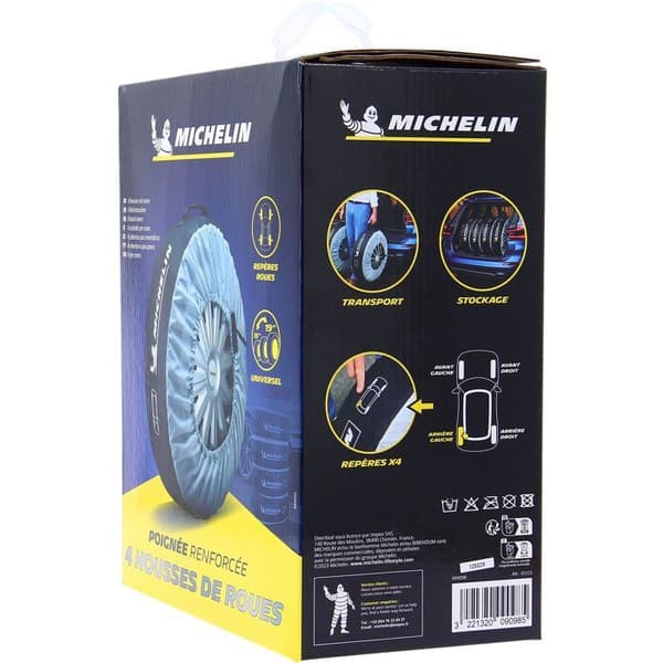 MICHELIN Uppsättning av fyra hjul / däckskydd