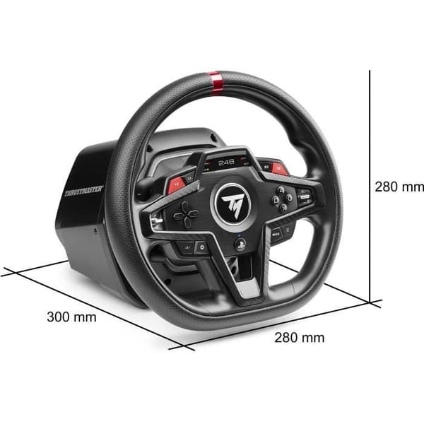 PC-ratt - THRUSTMASTER - T248R - Ergonomisk och mångsidig - 280 mm - Svart