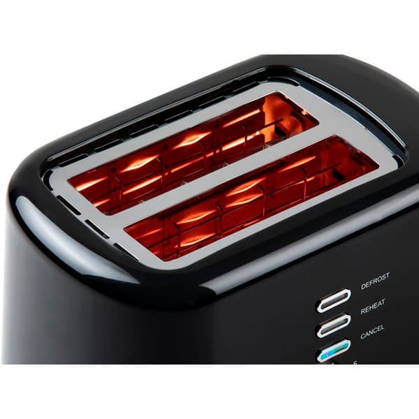Elektrisk brödrost - DOMO - DO963T - 800 W - 2 springor - Svart