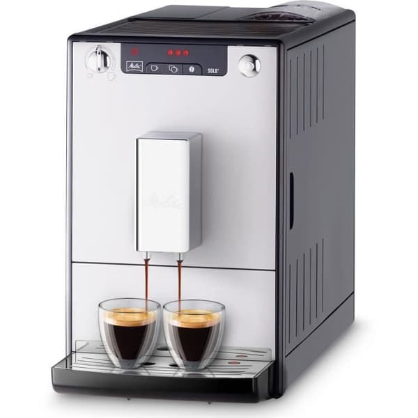 Melitta Solo Silver E950-103 Automatisk kaffe- och espressomaskin med bönakvarn