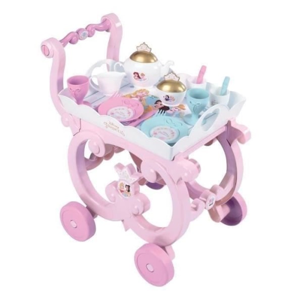 XL Disney Princess Trolley - Smoby - Blandat - Rosa - 17 tillbehör ingår - Barn - 3 år och uppåt