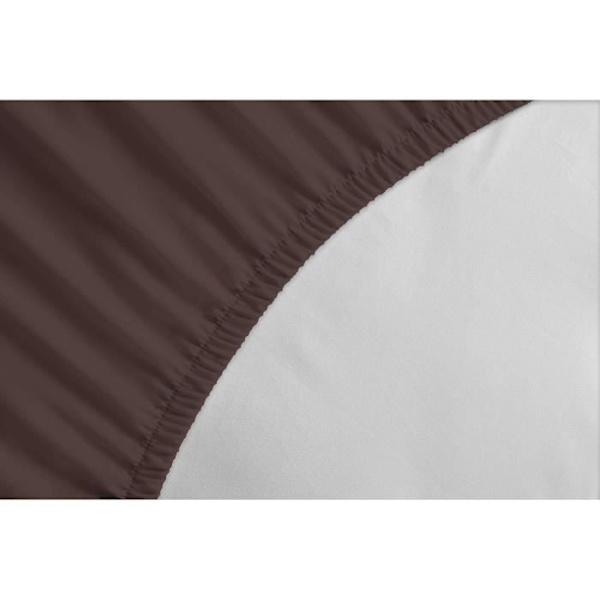 Lakan - LOVELY HOME - LH71598 - 180x200+25 cm - Brun