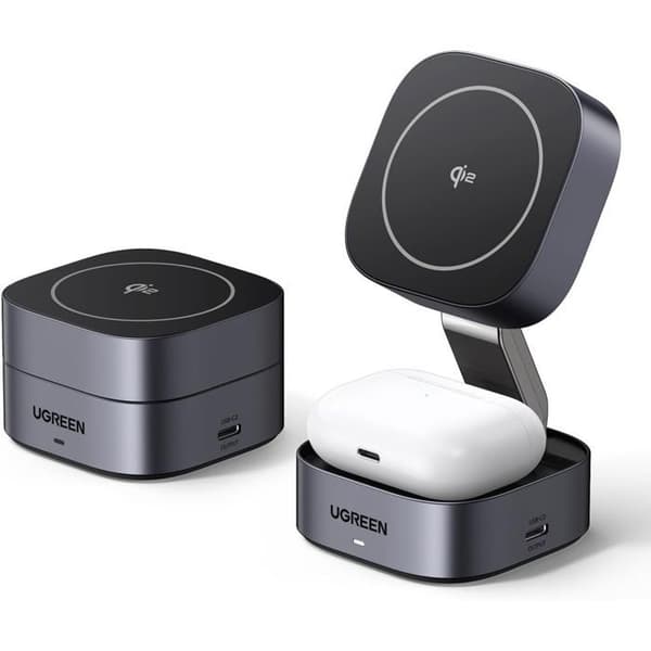 2-i-1-laddningsstation - UGREEN - MagSafe-kompatibel - 15W