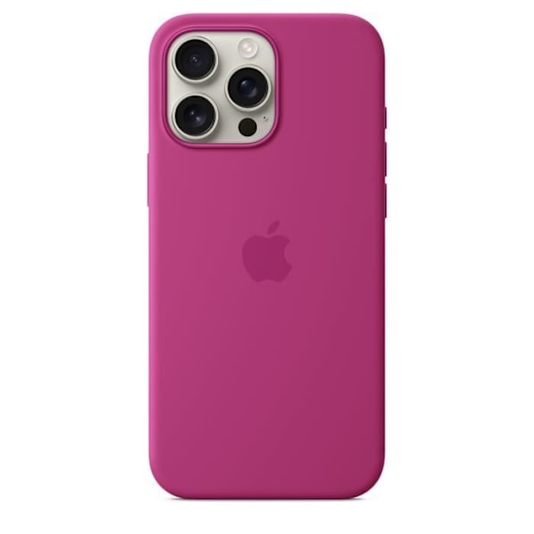 APPLE iPhone 16 Pro Max- Silikonfodral med MagSafe - Fuchsia